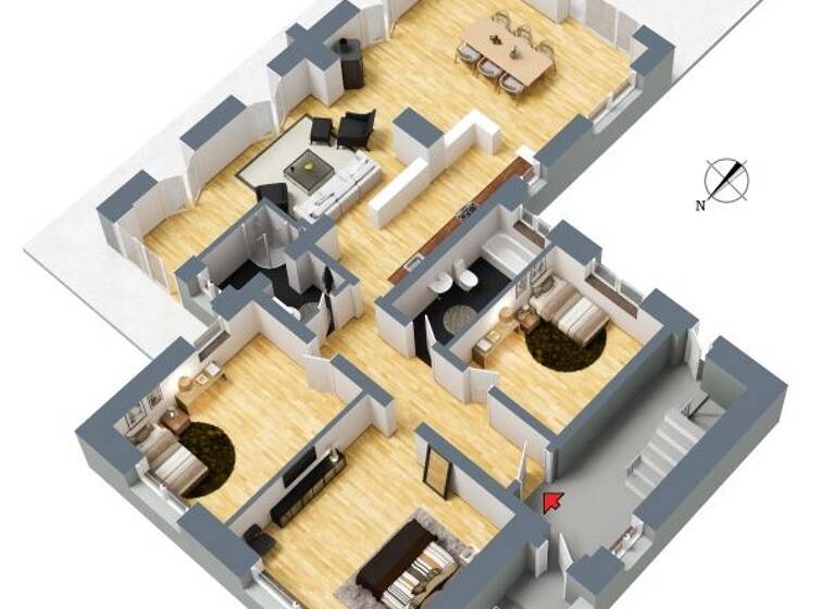 Mehrfamilienhaus zum Kauf 498.000 € 10 Zimmer 326 m² 2.509 m² Grundstück Ribnitz Ribnitz-Damgarten 18311