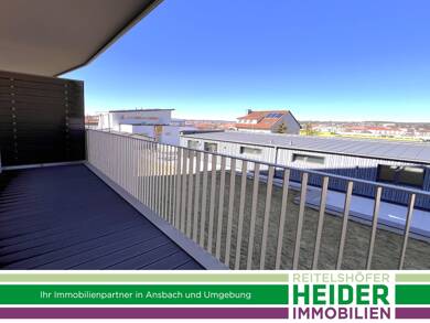 Wohnung zur Miete 900 € 2 Zimmer 70,9 m² Ansbach 91522