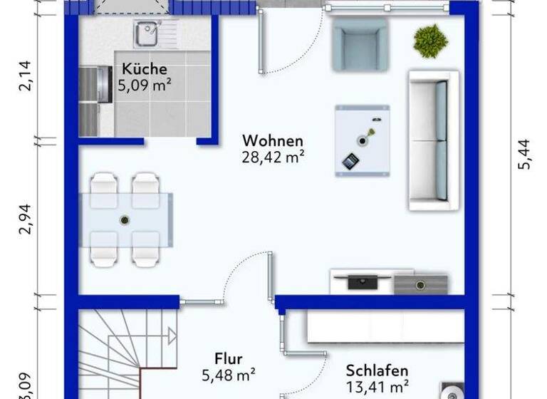 Wohnung zum Kauf 139.000 € 4 Zimmer 89 m² Köhra Belgershain 04683
