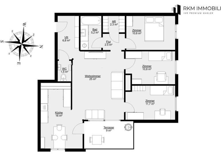 Wohnung zum Kauf 425.000 € 4 Zimmer 92 m² 1. Geschoss Wien 1230