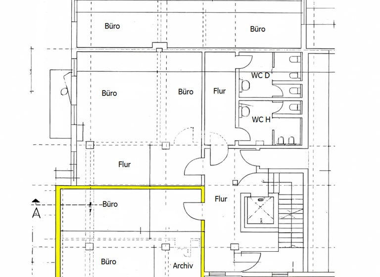 Bürofläche zur Miete provisionsfrei 75 m² Bürofläche teilbar ab 75 m² Hochstedt Erfurt 99198