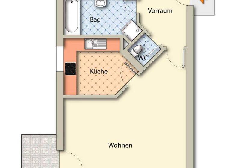 Wohnung zur Miete 764 € 70 m² Warmbad-Judendorf Villach 9504