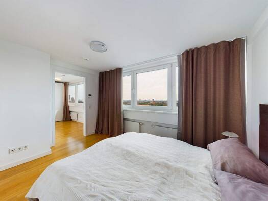 Wohnung zur Miete 1.315 € 2 Zimmer 45,7 m² 10. Geschoss frei ab 01.01.2026 Oberstraße 14a-c Harvestehude Hamburg 20144