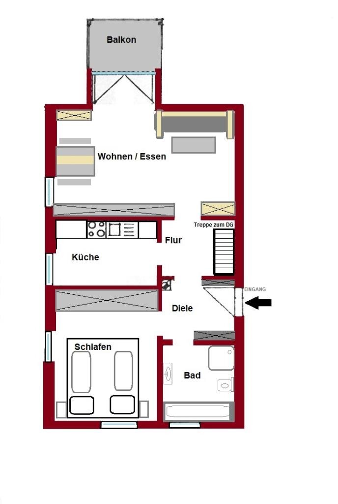 Maisonette zum Kauf 347.000 € 3 Zimmer 63,5 m²<br/>Wohnfläche Neufahrn Neufahrn bei Freising 85375