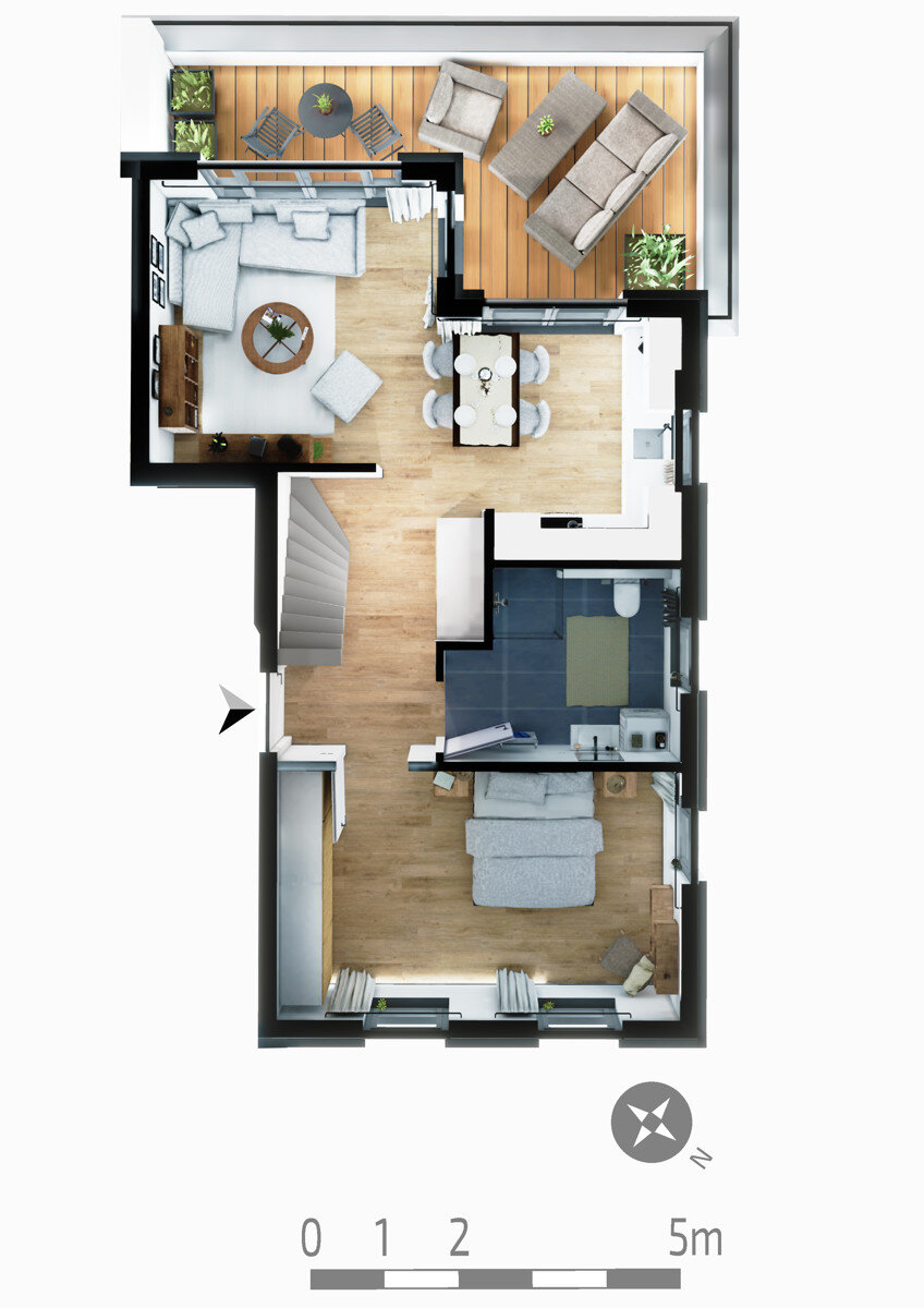 Penthouse zum Kauf 541.900 € 2 Zimmer 81 m²<br/>Wohnfläche 3.<br/>Geschoss Grömitz Grömitz 23743