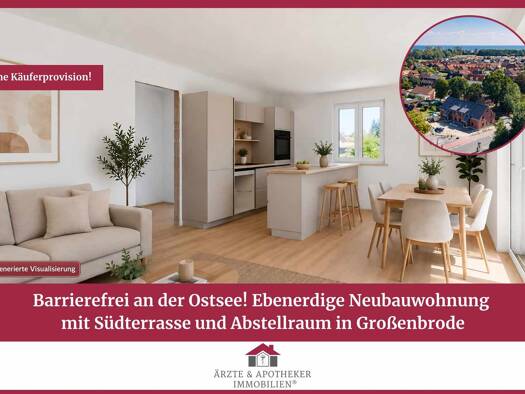 Terrassenwohnung zum Kauf - Erstbezug 299.000 € 2 Zimmer 62 m² Großenbrode Großenbrode 23775