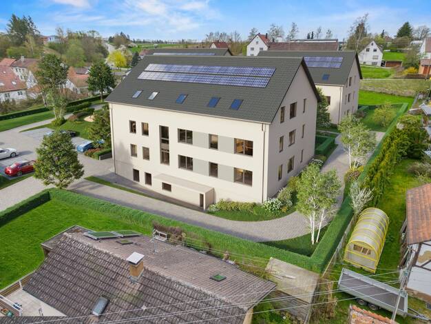 Wohnung zum Kauf - Erstbezug provisionsfrei 359.900 € 3,5 Zimmer 78,9 m² 2. Geschoss Kapellenstraße Bronnen Achstetten 88480