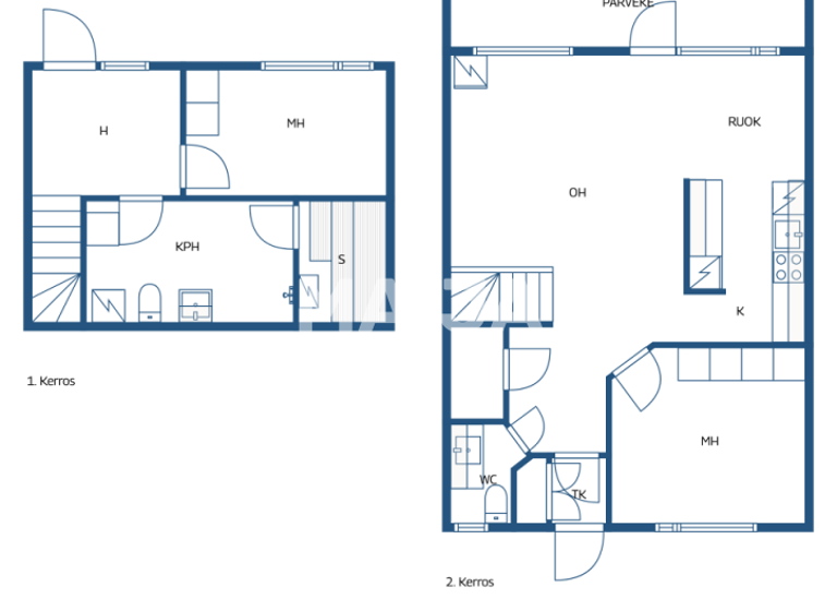 Studio zum Kauf 64.900 € 2 Zimmer 64,5 m²<br/>Wohnfläche 1.<br/>Geschoss Peltomiehentie 38 A Kouvola 45120