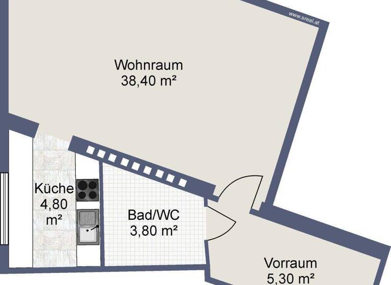 Studio zur Miete 618 € 1 Zimmer 39 m² frei ab 01.06.2026 Wien 1130