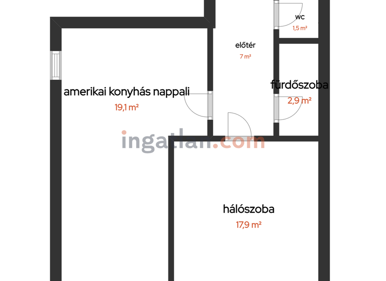 Wohnung zum Kauf als Kapitalanlage geeignet 159.000 € 2 Zimmer 50 m² Keszthely 8360