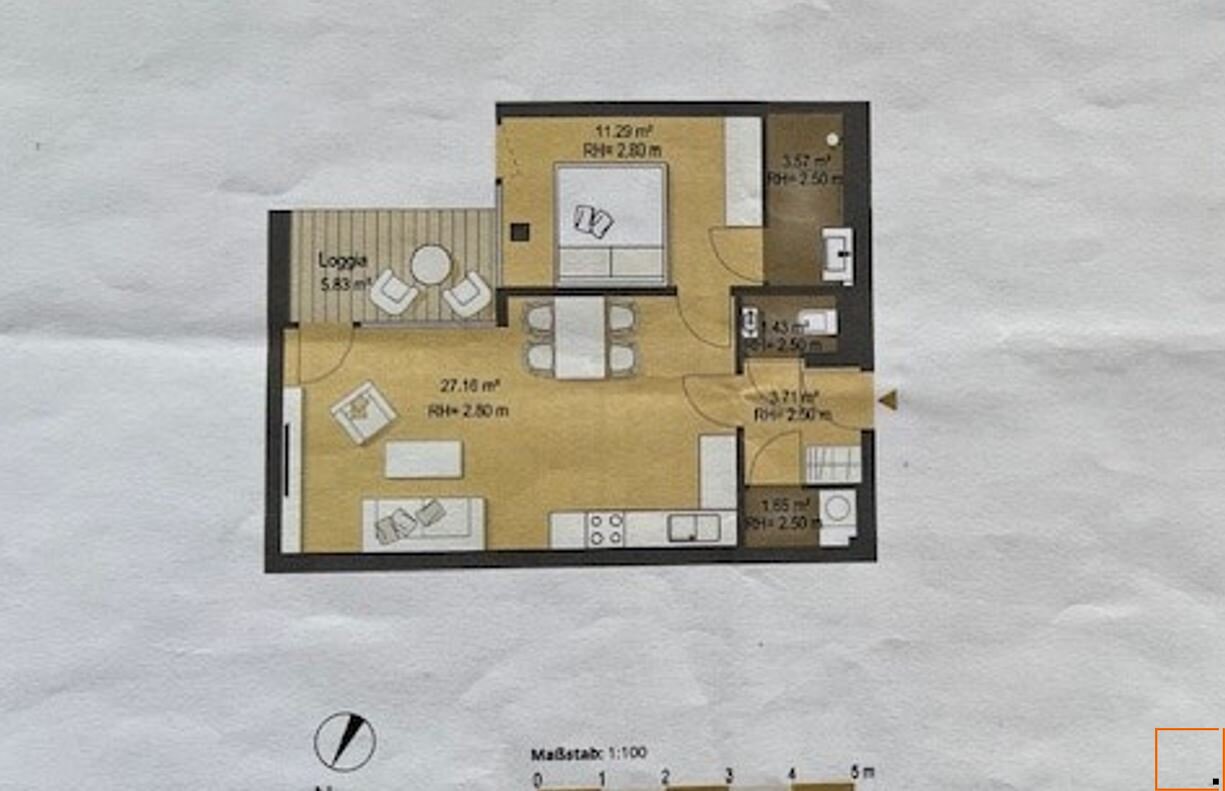 Studio zur Miete 1.220 € 2 Zimmer 48,8 m²<br/>Wohnfläche Wien 1030