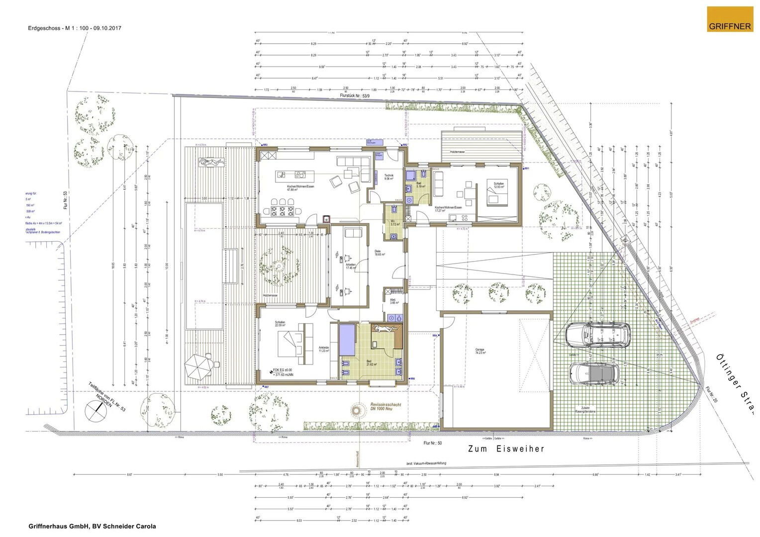 Bungalow zum Kauf provisionsfrei 1.250.000 € 5 Zimmer 195 m²<br/>Wohnfläche 1.124 m²<br/>Grundstück Alzgern Neuötting 84524