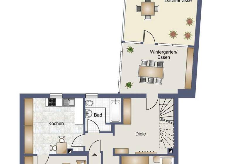 Maisonette zur Miete 1.090 € 5,5 Zimmer 165 m² 1. Geschoss Kirrberg Homburg / Kirrberg 66424