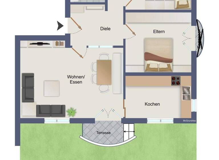 Wohnung zur Miete 980 € 3 Zimmer 73 m² EG frei ab sofort Feldkirch 6800