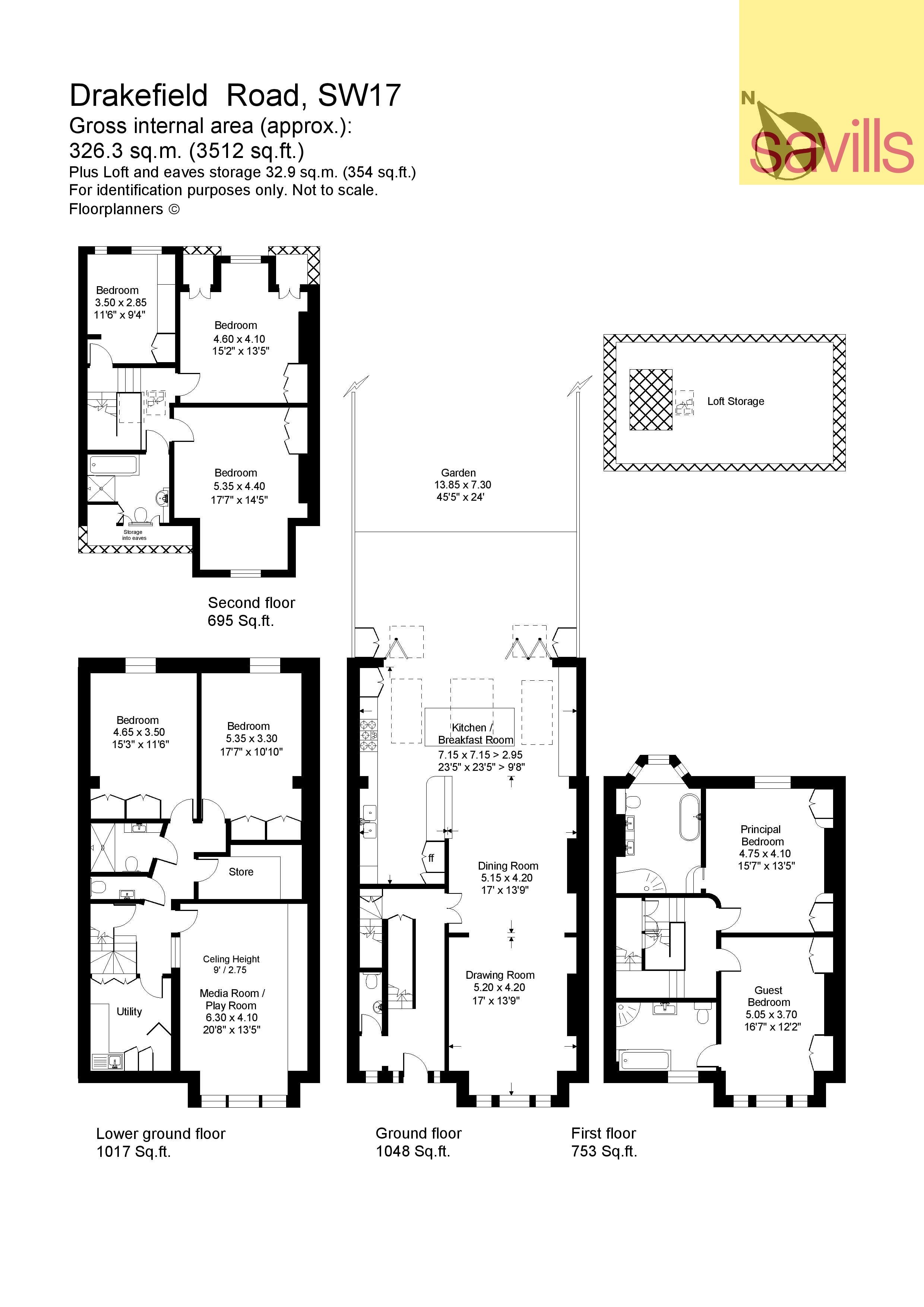 Haus zum Kauf provisionsfrei 2.647.125 € 8 Zimmer 326,3 m²<br/>Wohnfläche London SW17 8RT