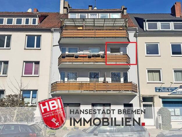 Studio zur Miete 500 € 1 Zimmer 19 m² 2. Geschoss Findorff-Bürgerweide Bremen 28215