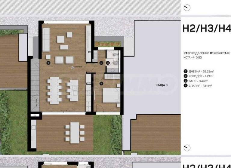 Reihenmittelhaus zum Kauf 798.100 € 5 Zimmer 319 m² Lozen