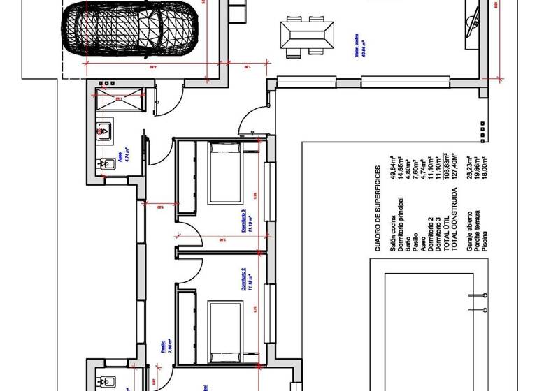 Doppelhaushälfte zum Kauf provisionsfrei 385.000 € 3 Zimmer 127 m² 10.700 m² Grundstück Pinoso
