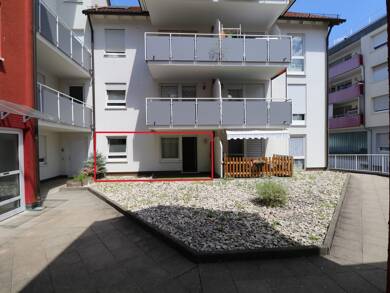 Wohnung zur Miete 860 € 2,5 Zimmer 59,4 m² EG frei ab sofort Winnenden 71364