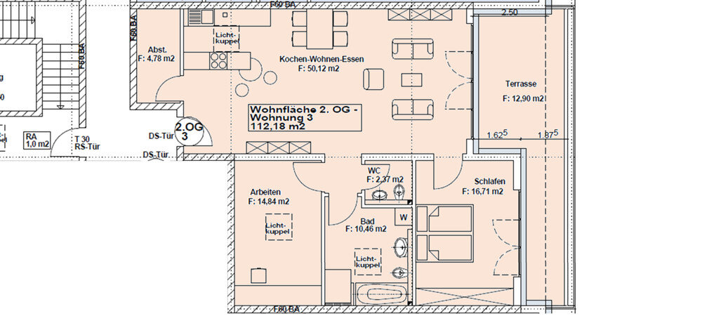 Penthouse zum Kauf 361.530 € 3 Zimmer 112,2 m²<br/>Wohnfläche 1.<br/>Geschoss Johannesweg 5 Nastätten 56355