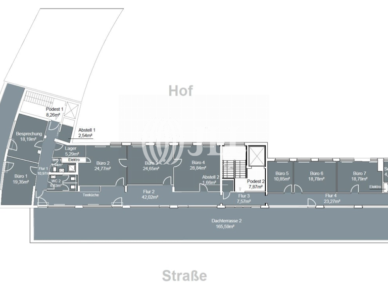 Bürofläche zur Miete 1.269 m²<br/>Bürofläche Wilmersdorf Berlin 10717