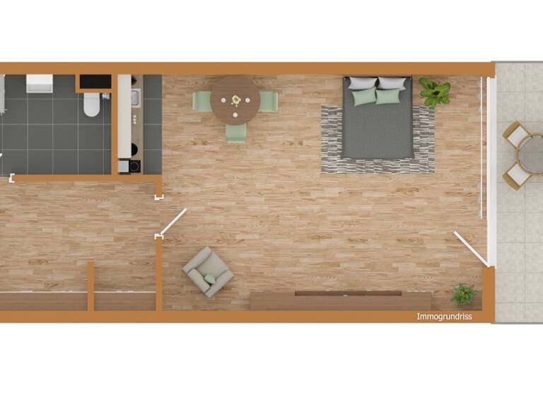 Studio zum Kauf 109.000 € 1 Zimmer 32 m² 1. Geschoss Emmastraße 40 Döse Cuxhaven / Döse 27476