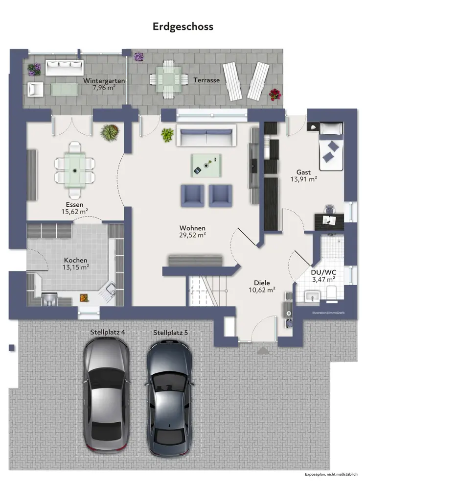 Haus zur Miete 1.990 € 5 Zimmer 165 m²<br/>Wohnfläche 550 m²<br/>Grundstück ab sofort<br/>Verfügbarkeit Grassau Grassau 83224