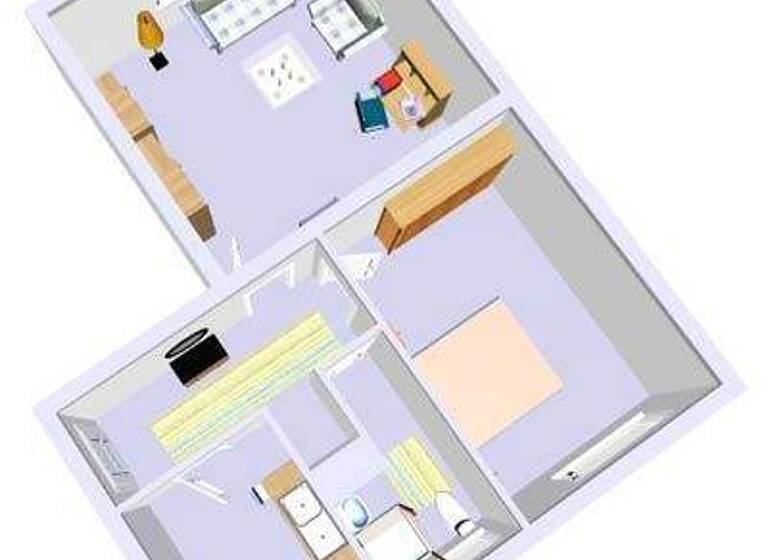 Wohnung zur Miete 549 € 2 Zimmer 52,3 m² frei ab 10.04.2026 Wassilystr. 22 Hassee Kiel 24113