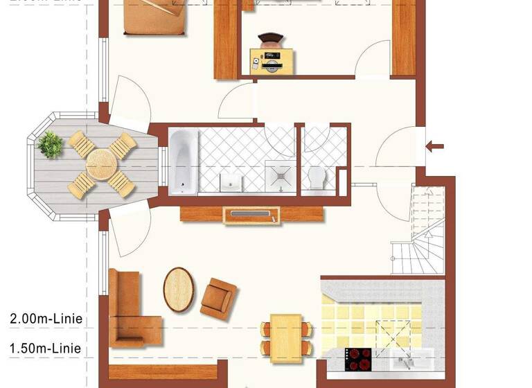 Wohnung zum Kauf 469.000 € 4 Zimmer 95 m² 2. Geschoss Plieningen Stuttgart 70599
