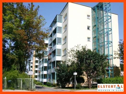 Wohnung zur Miete 330 € 2 Zimmer 45 m² 2. Geschoss L.-Herrmann-Straße 69/0207 Debschwitz Gera 07548