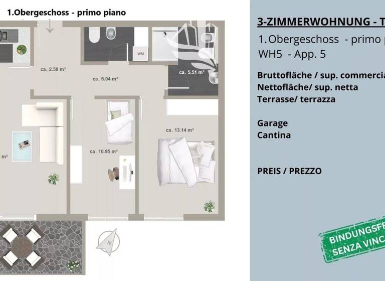Studio zum Kauf provisionsfrei 445.000 € Eppan an der Weinstrasse 39057