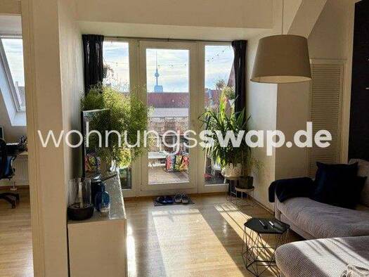 Studio zur Miete Tauschwohnung 1.050 € 3 Zimmer 68 m² 5. Geschoss Prenzlauer Berg Berlin 10407