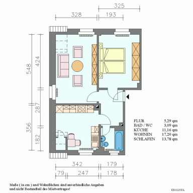 Wohnung zur Miete 345 € 2 Zimmer 50,5 m² 2. Geschoss frei ab sofort Äußere Kohlbergstraße 2 Pirna Pirna 01796