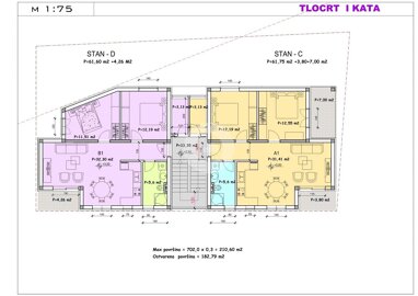 Wohnung zum Kauf 242.000 € 2 Zimmer 66 m² 1. Geschoss Porec center