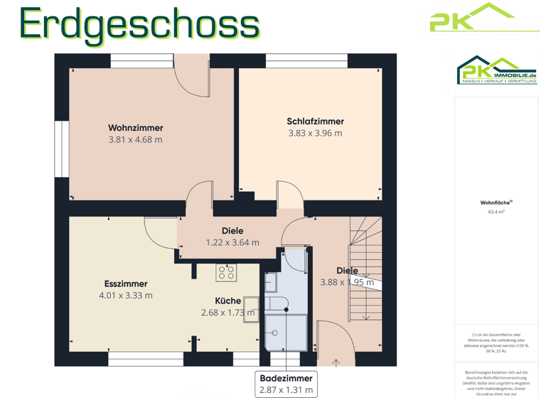 Einfamilienhaus zum Kauf 197.000 € 5 Zimmer 125,9 m² 704 m² Grundstück frei ab 01.10.2026 Heiligenroth 56412