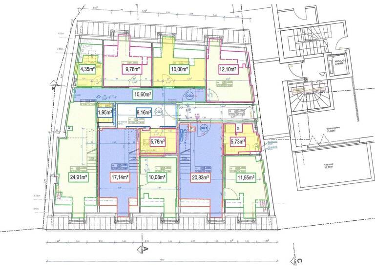 Wohnung zur Miete 1.230 € 2,5 Zimmer 59,5 m² 2. Geschoss frei ab sofort Luckengasse Freising 85354