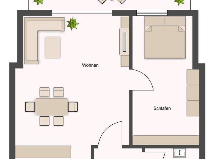 Wohnung zum Kauf 169.000 € 1,5 Zimmer 42 m² 3. Geschoss Stockelsdorf 23617