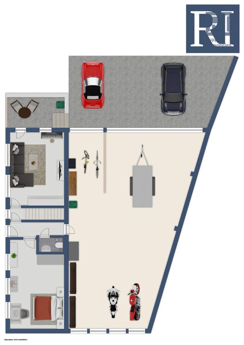 Immobilie in Obernbreit - Gewerbeobjekt mit vielseitiger Nutzung und großem Grundstück - Bild 2