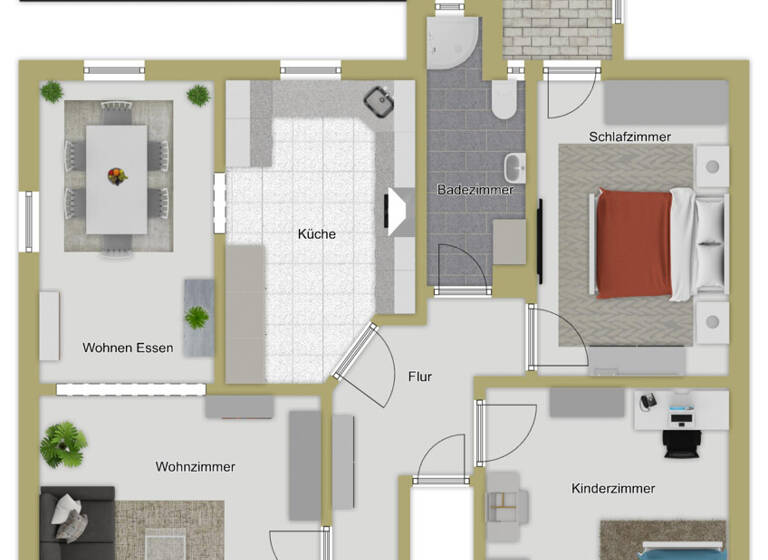 Wohnung zum Kauf 160.000 € 3,5 Zimmer 76 m² Wilhelmsdorf 88271