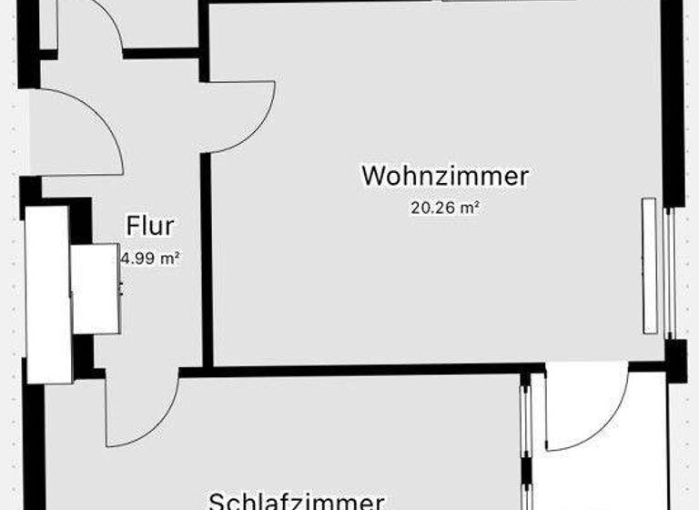 Wohnung zur Miete 1.150 € 2 Zimmer 59 m² EG Steilshoop Hamburg 22309