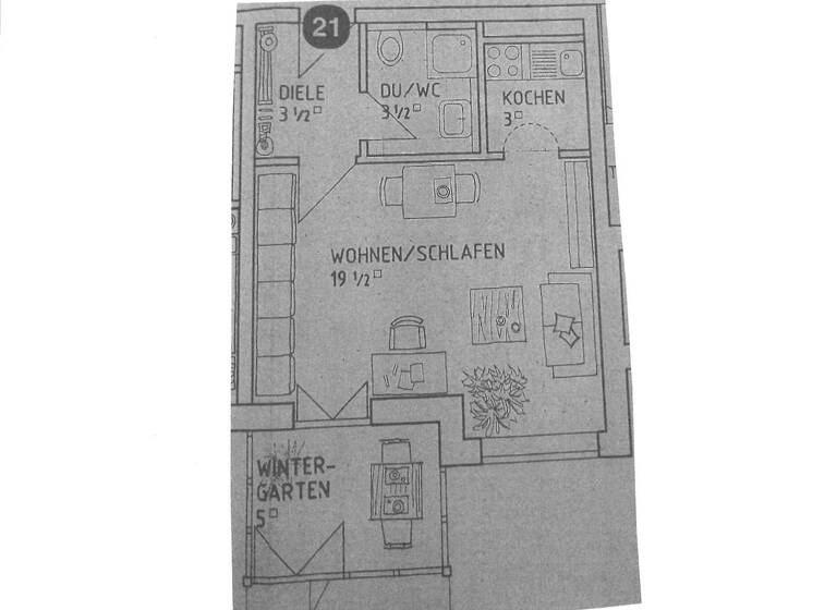 Wohnung zum Kauf 220.000 € 1 Zimmer 33 m²<br/>Wohnfläche Freising Freising 85354