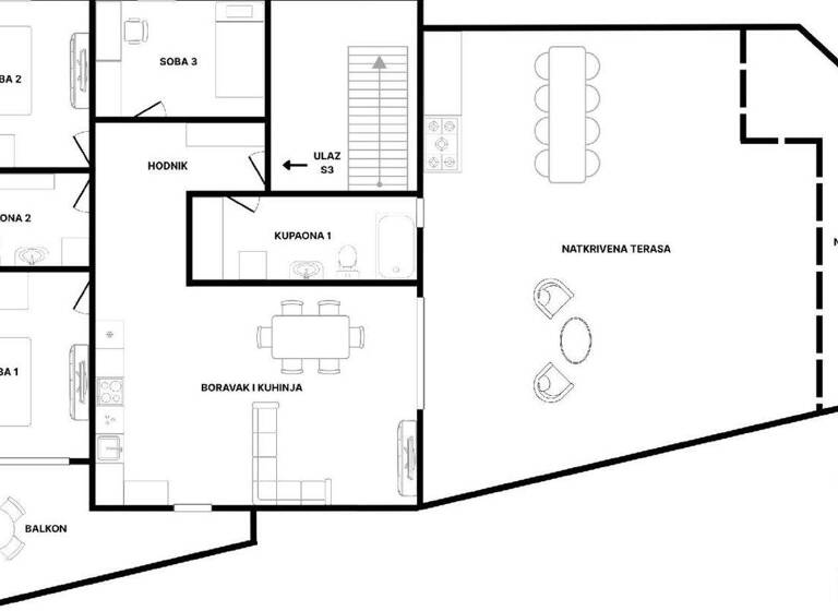 Wohnung zum Kauf 635.000 € 4 Zimmer 136 m² 2. Geschoss Podsljeme 0