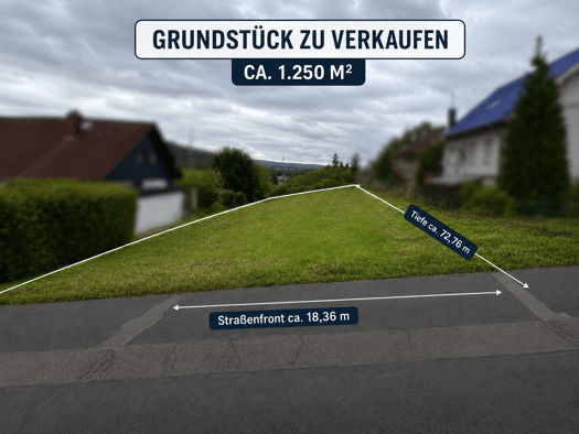 Grundstück zum Kauf provisionsfrei 150.000 € 1.250 m² Grundstück frei ab sofort Obernauer Straße 33 Rosbach Windeck 51570