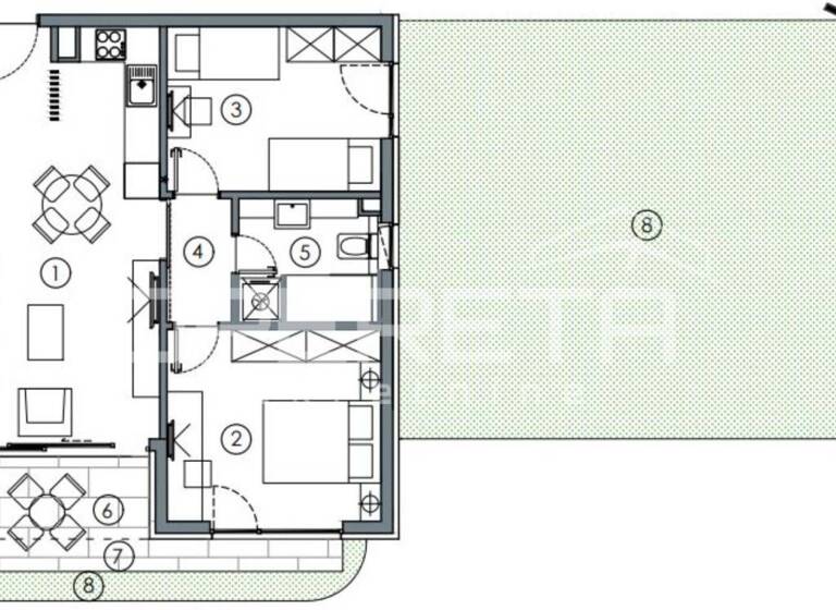 Wohnung zum Kauf 352.508 € 3 Zimmer 67 m² Makarska