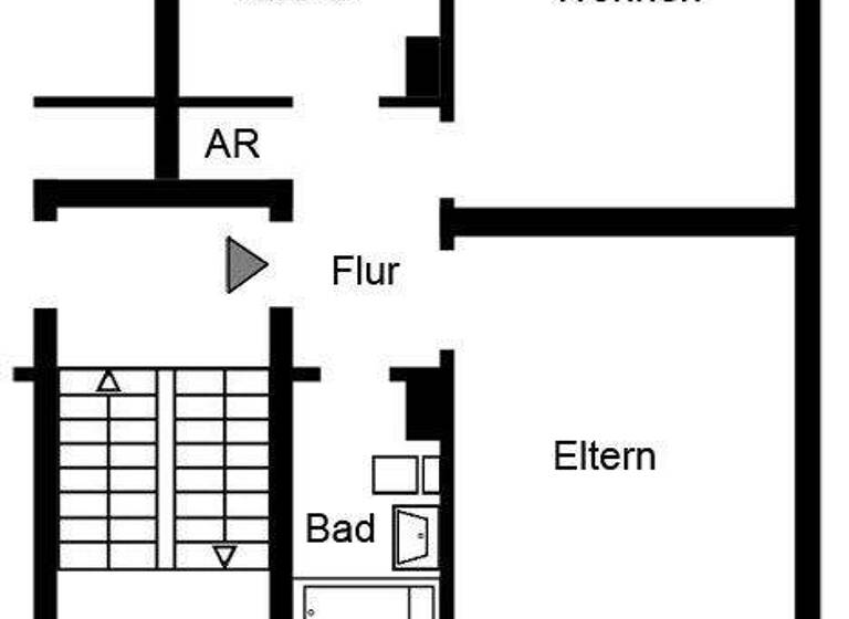 Wohnung zur Miete 430 € 2 Zimmer 49,6 m² 1. Geschoss frei ab 16.12.2025 Birkenstr. 23 Alt-Homberg Duisburg 47198