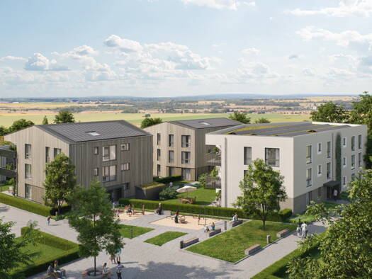 Wohnung zum Kauf - Neubau provisionsfrei 455.000 € 3 Zimmer 78 m² 2. Geschoss Offnadinger Straße 4 Kirchhofen Ehrenkirchen 79238