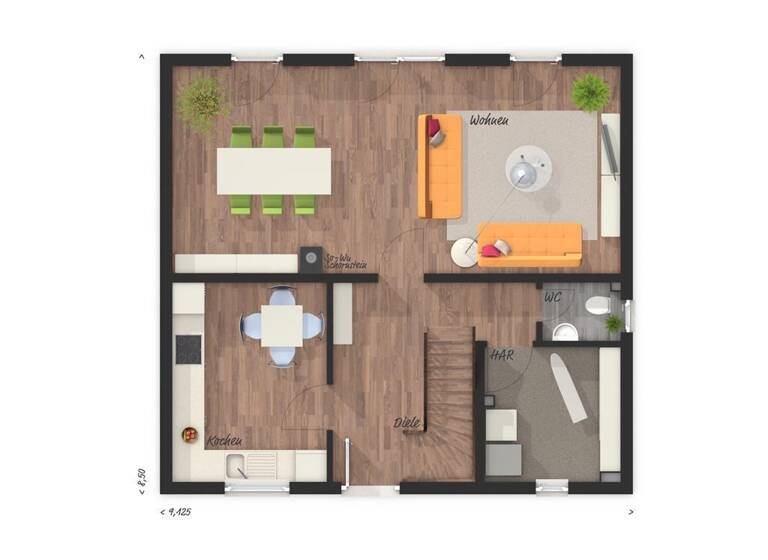 Einfamilienhaus zum Kauf provisionsfrei 513.400 € 4 Zimmer 113 m² 544 m² Grundstück Schwanebeck Schwanebeck b Bernau b Berlin 16341