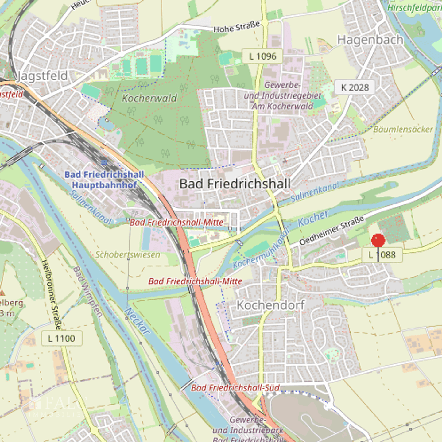 Einfamilienhaus zum Kauf 430.000 € 4 Zimmer 142,4 m²<br/>Wohnfläche 424 m²<br/>Grundstück Oststrasse 55 Kochendorf Bad Friedrichshall 74177