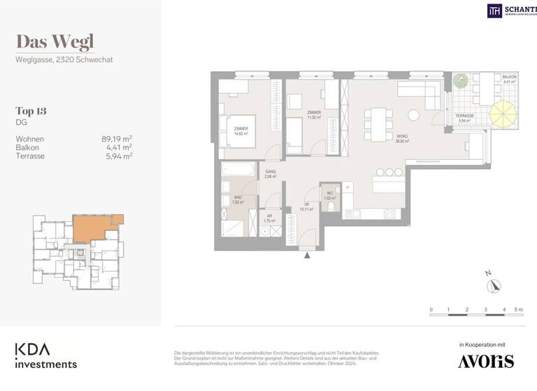 Wohnung zum Kauf - Erstbezug 476.150 € 3 Zimmer 89,2 m² 2. Geschoss Weglgasse Schwechat 2320