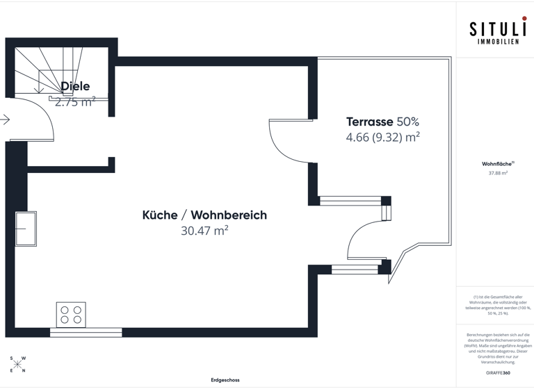 Wohnung zum Kauf 399.000 € 2 Zimmer 68 m² 2. Geschoss Trudering-Riem München 81825
